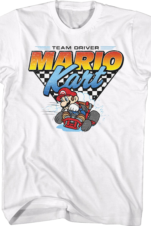 Team Driver Mario Kart Nintendo T-Shirtmain product image