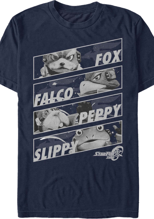Team Roll Call Star Fox T-Shirt - main product image