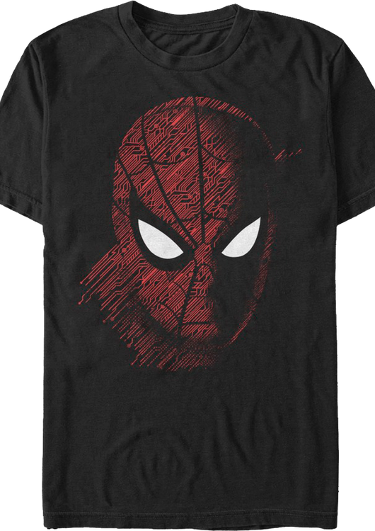 Tech Portrait Spider-Man T-Shirt - main product image