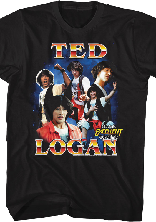 Ted Logan Collage Bill & Ted's Excellent Adventure T-Shirt - main product image