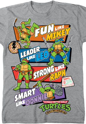 Teenage Mutant Ninja Turtles Most Excellent Dad T-Shirt