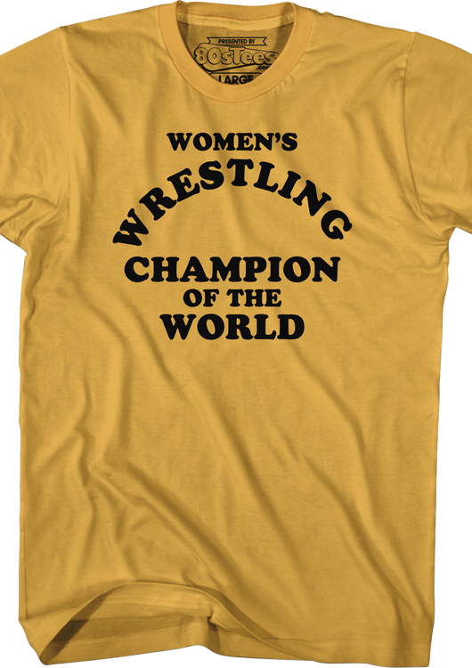 Women's Wrestling Champion T-Shirt - main product image