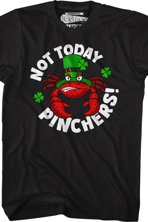 Not Today Pinchers St. Patrick's Day T-Shirtmain product image