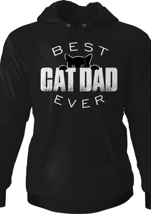 Best Cat Dad Ever Hoodie - main product image