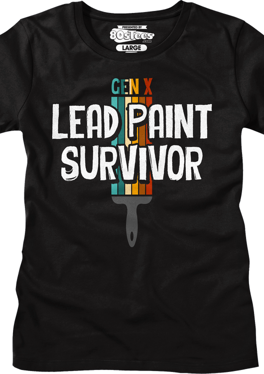 Womens Gen X Lead Paint Survivor Shirt - main product image