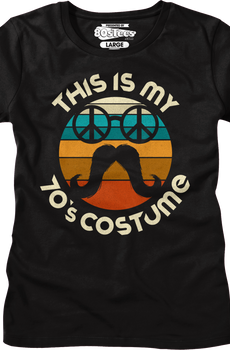 Womens This Is My 70's Costume Shirt