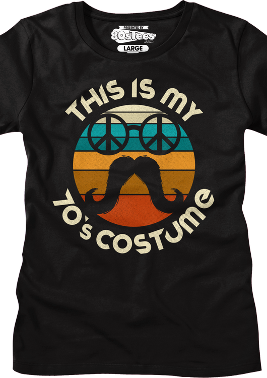 Womens This Is My 70's Costume Shirt - main product image