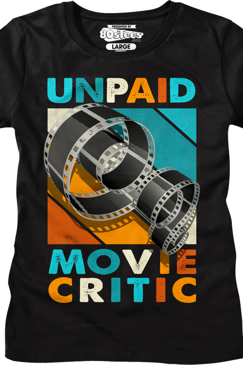 Womens Unpaid Movie Critic Shirtmain product image