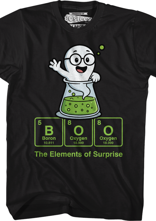 Boo The Elements of Surprise T-Shirt - main product image