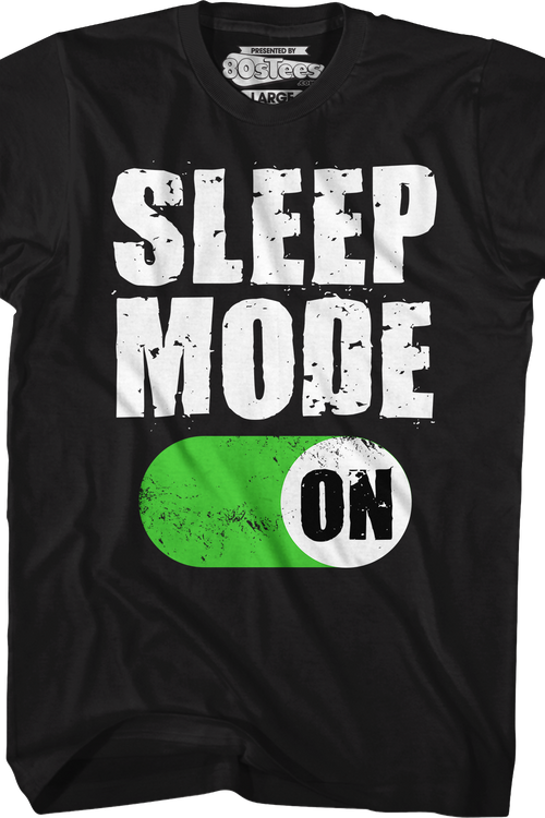 Sleep Mode On T-Shirtmain product image