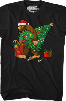 Bigfoot Christmas T-Shirt