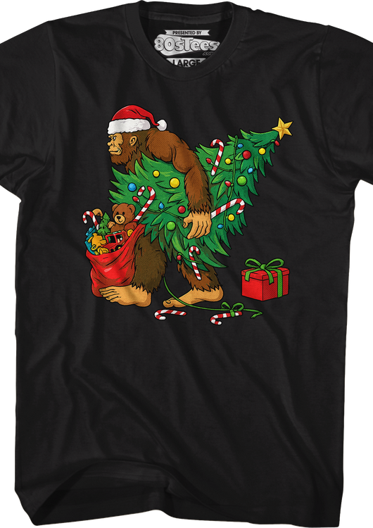 Bigfoot Christmas T-Shirt - main product image
