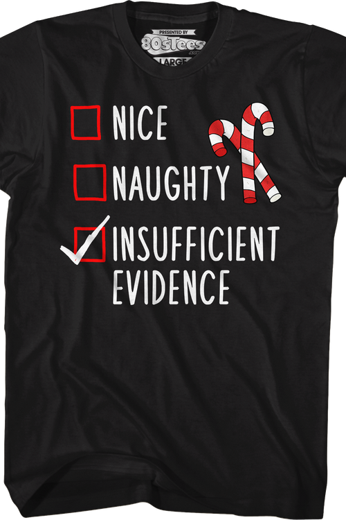 Insufficient Evidence T-Shirtmain product image