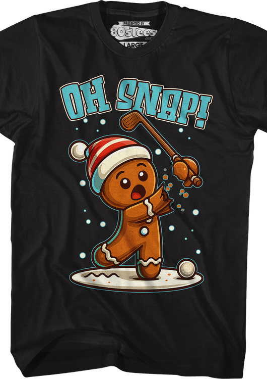 Gingerbread Man Oh Snap T-Shirt - main product image