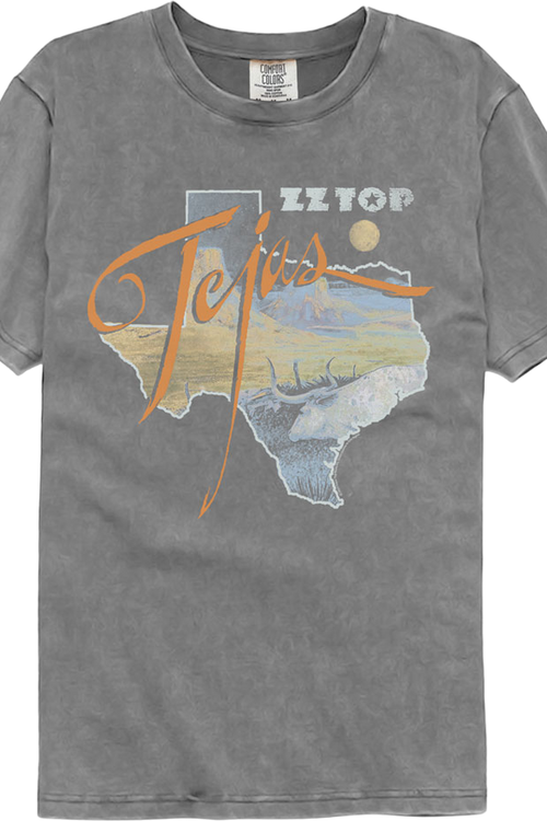 Tejas ZZ Top Comfort Colors Brand T-Shirtmain product image