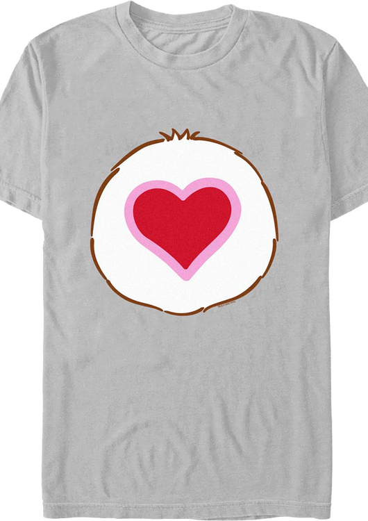 Tenderheart Bear Belly Badge Care Bears T-Shirt - main product image