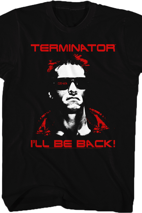 Terminator I'll Be Back T-Shirt - main product image