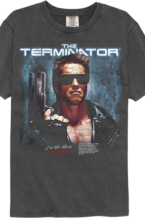 Terminator Jacket Pistol Comfort Colors Brand T-Shirtmain product image