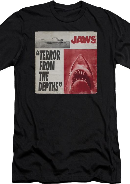 Terror From The Depths Jaws T-Shirt - main product image