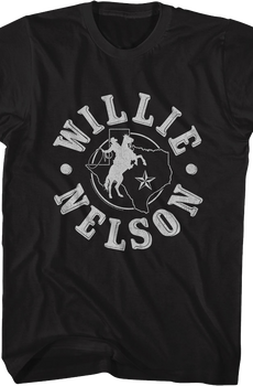 Texas Cowboy Willie Nelson T-Shirt