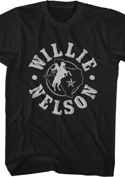 Texas Cowboy Willie Nelson T-Shirt - main product image