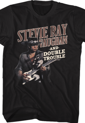 Texas Flood Pic Stevie Ray Vaughan and Double Trouble T-Shirt