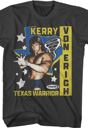 Texas Warrior Stars Kerry Von Erich T-Shirt