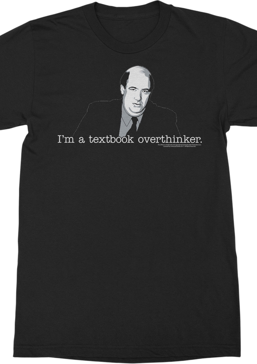 Textbook Overthinker The Office T-Shirt - main product image
