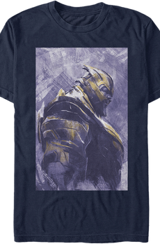 Thanos Painting Marvel Comics T-Shirt