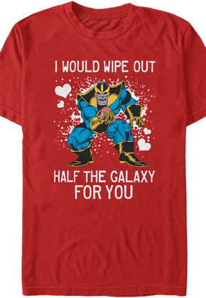 Thanos Valentine's Day T-Shirt