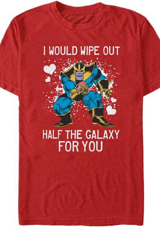 Thanos Valentine's Day T-Shirt - main product image