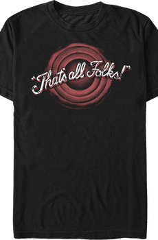 That's All Folks Looney Tunes T-Shirt