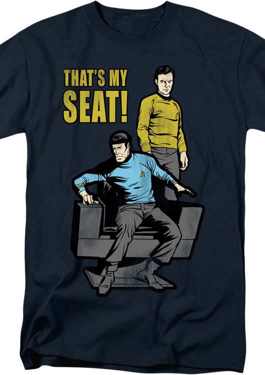 That's My Seat Star Trek T-Shirt - main product image