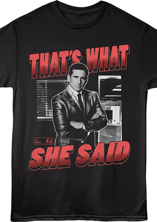 That's What She Said Michael Scott The Office T-Shirt - main product image