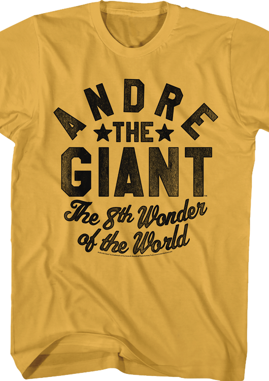 The 8th Wonder Of The World Andre The Giant T-Shirt - main product image