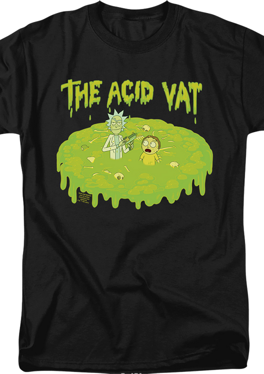 The Acid Vat Rick And Morty T-Shirt - main product image