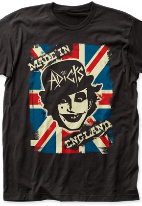 The Adicts Made In England Album T-Shirt