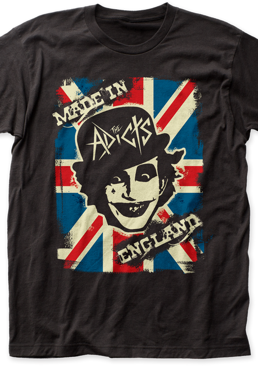 The Adicts Made In England Album T-Shirt - main product image