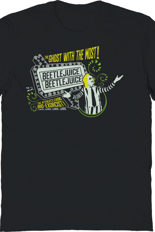The Afterlife's Leading Bio-Exorcist Beetlejuice T-Shirtmain product image