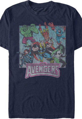 The Avengers Earth's Mightiest Heroes Marvel Comics T-Shirt
