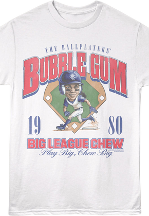 The Ballplayers' Bubble Gum 1980 Big League Chew T-Shirt