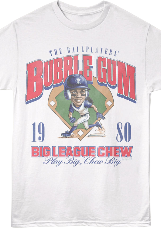 The Ballplayers' Bubble Gum 1980 Big League Chew T-Shirt - main product image