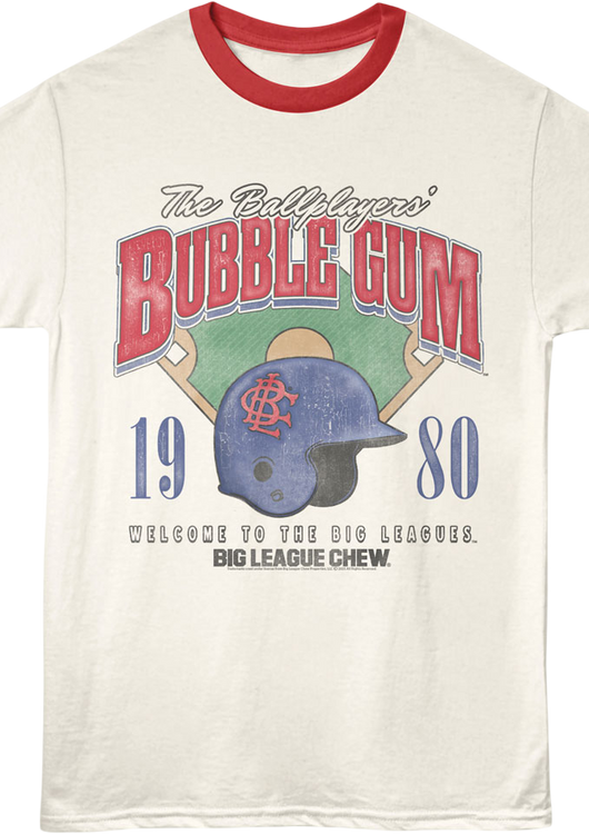 The Ballplayers' Bubble Gum Big League Chew Ringer Shirt - main product image