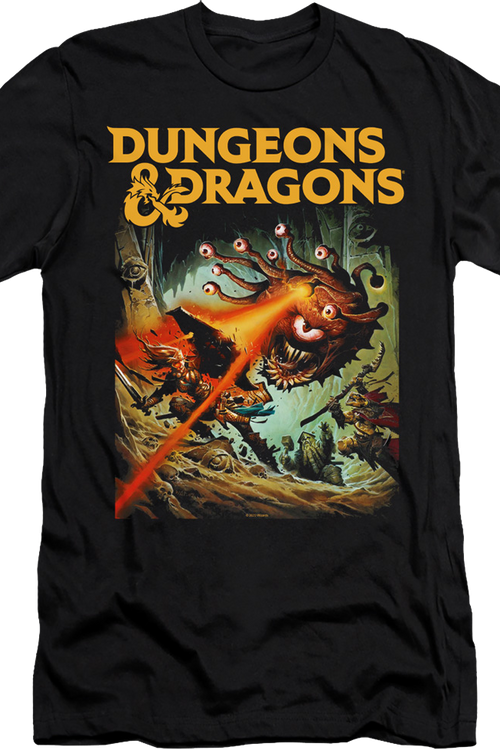 The Beholder Attacks Dungeons & Dragons T-Shirt - main product image