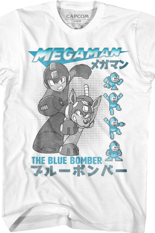 The Blue Bomber Mega Man T-Shirtmain product image
