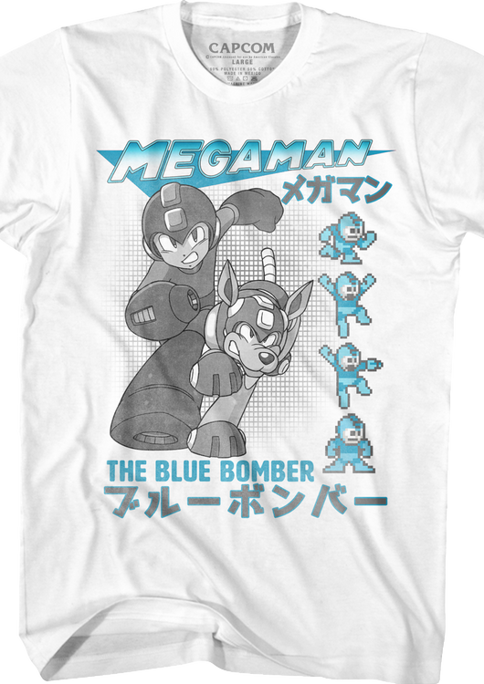 The Blue Bomber Mega Man T-Shirt - main product image