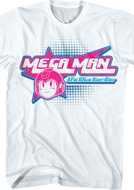 The Blue Bomber Star Logo Mega Man T-Shirt - main product image
