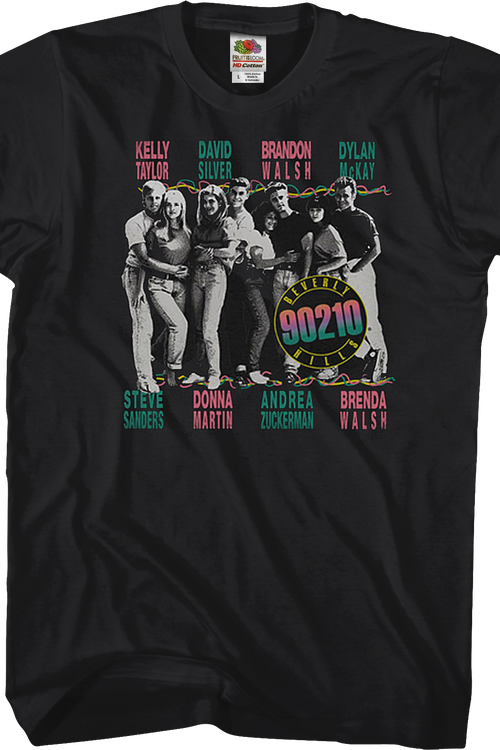 The Cast Of Beverly Hills 90210 T-Shirtmain product image