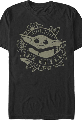 The Child Banner The Mandalorian Star Wars T-Shirt