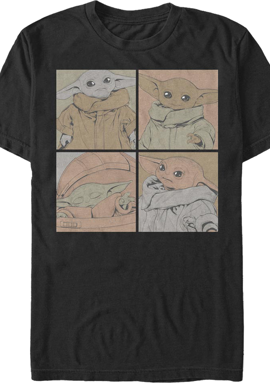 The Child Four Photos The Mandalorian Star Wars T-Shirt - main product image
